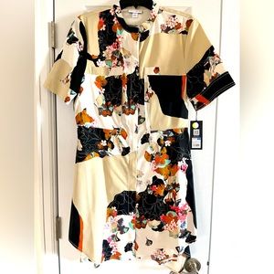 NWT 3.1 Phillip Lim For Target Floral Shirt Dress